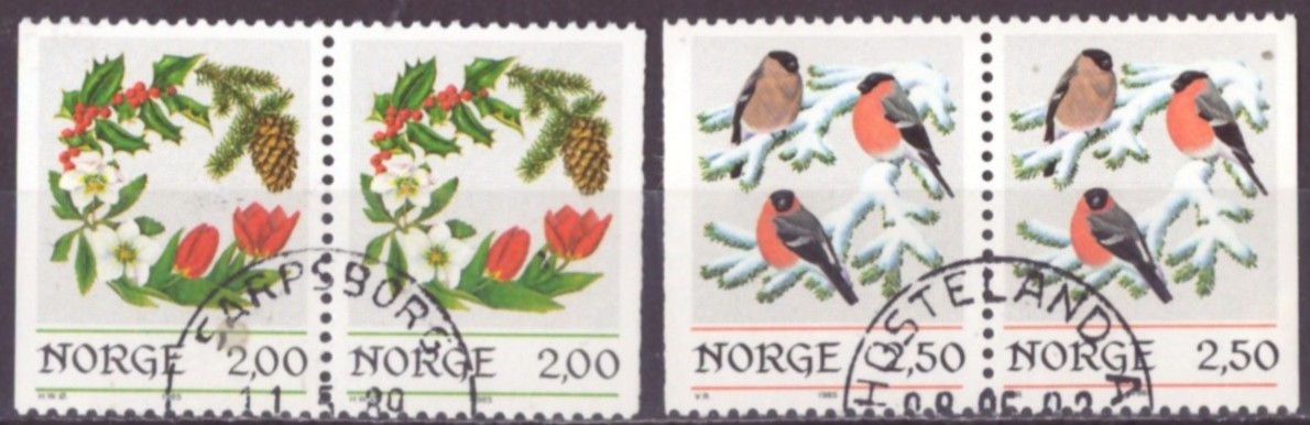 NK 986/87. PEN RUNDSTEMPLA SERIE.   (54,-)