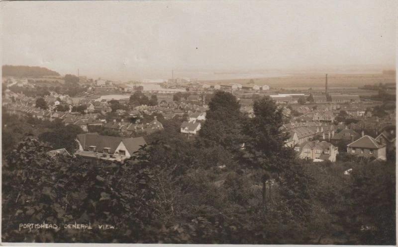 Portishead Somerset - General View - Sendt til Bergen - England - Postkort