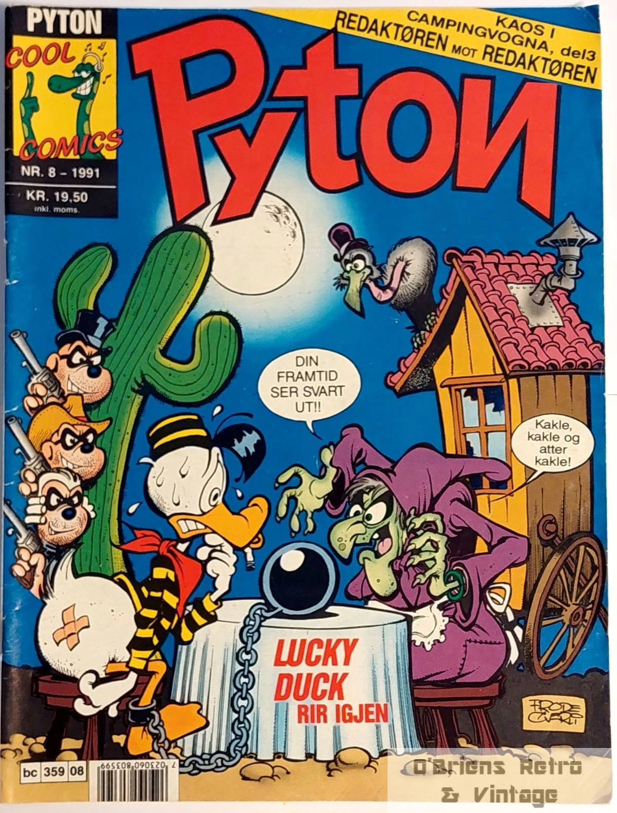 Pyton - 1991 - Nr. 8 - Lucky duck rir igjen