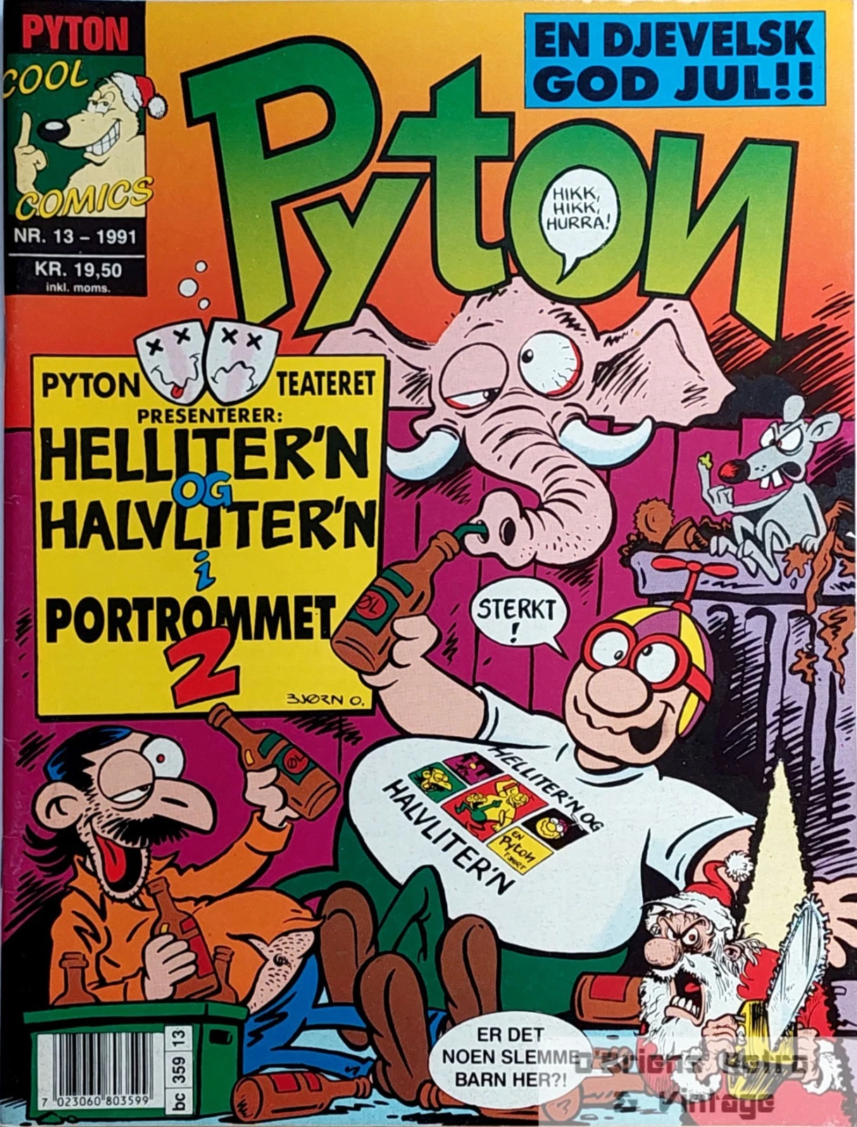 Pyton - 1991 - Nr. 13 - Med Sceneutrustning til Pyton Teateret