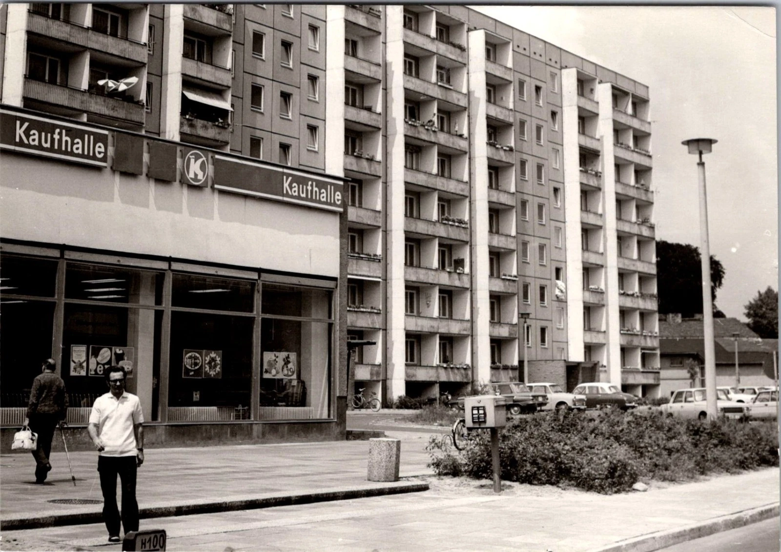 Potsdam - Kaufhalle auf dem Kiewitt - DDR - Tyskland - Postkort