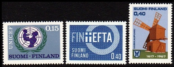 Afa 625+627+628 - 3 enkeltmerker