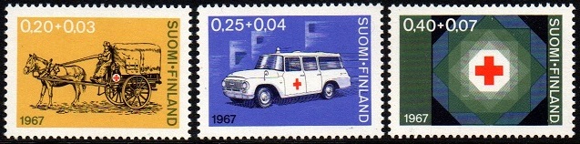 Afa 638-40 - Røde Kors