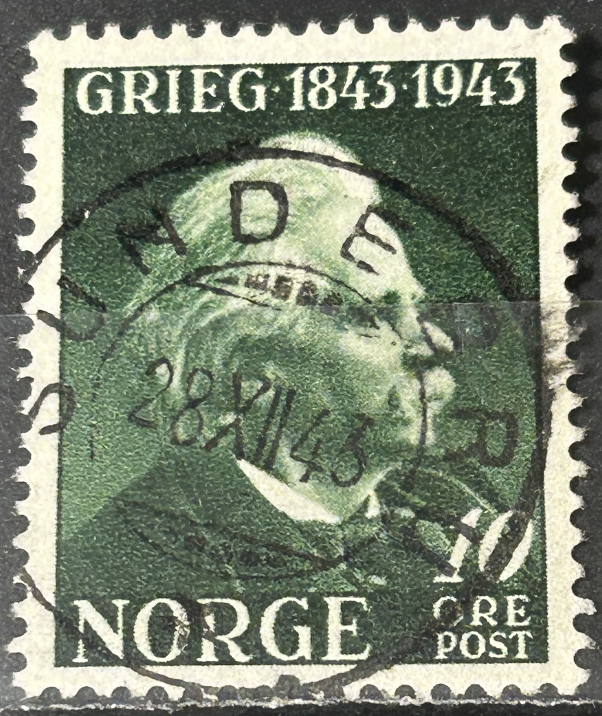 NK 314. PRIMA=SUNDEBRU 28 XII 43=