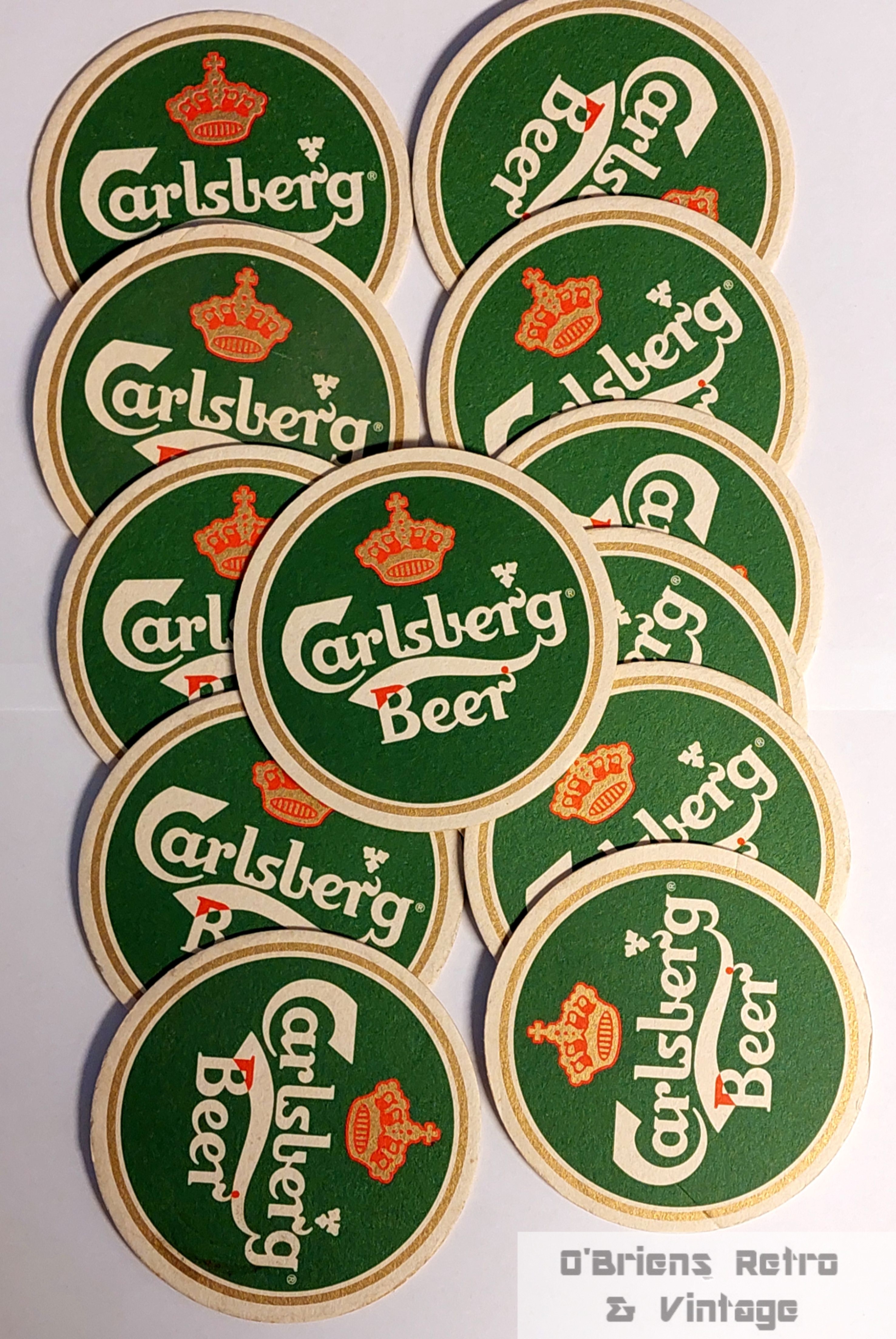 Carlsberg Beer - Samling med 12 ølbrikker