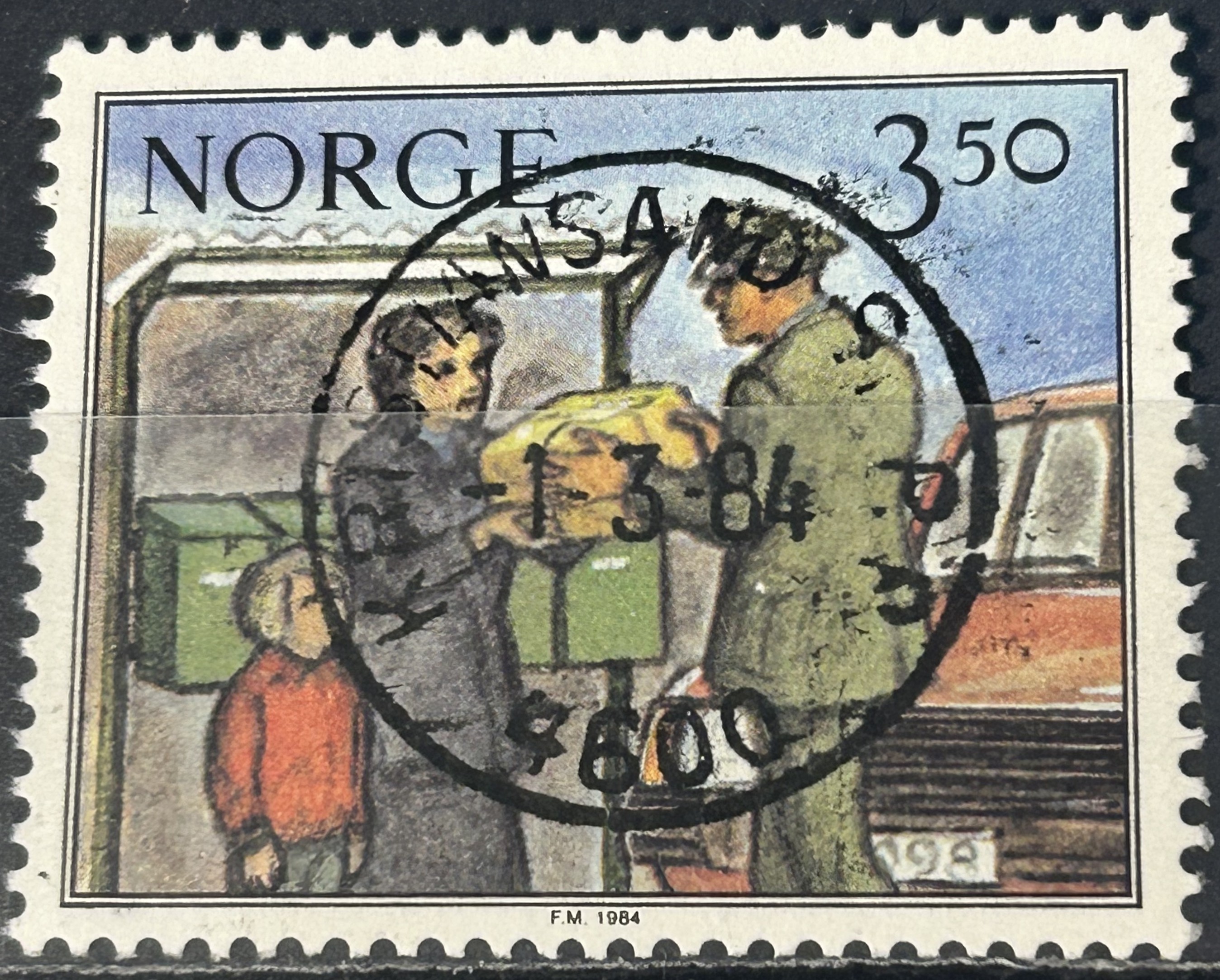 NK 946. PRAKT=KRISTIANSAND S. P.P. 1-3-84=