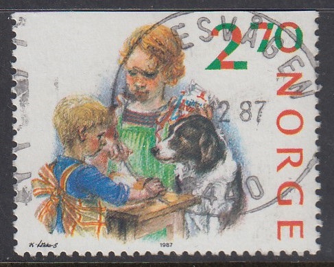 NK1033Bø Elnesvågen 12.12.87