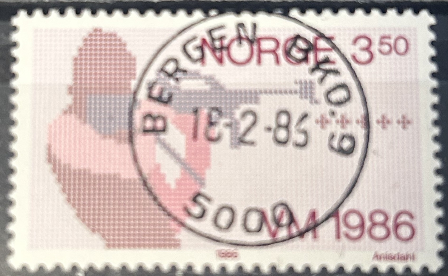 NK 989. PRAKT=BERGEN BKO. 18-2-86=