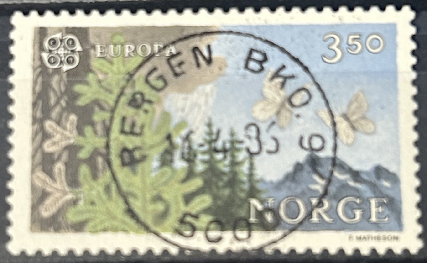 NK 995. PRAKT=BERGEN BKO. 16-4-86=