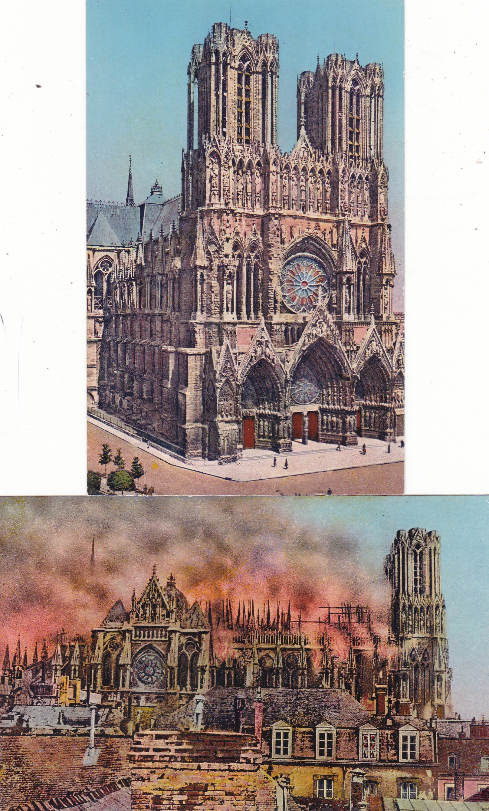 Reims: 2 kort fra katedralen,