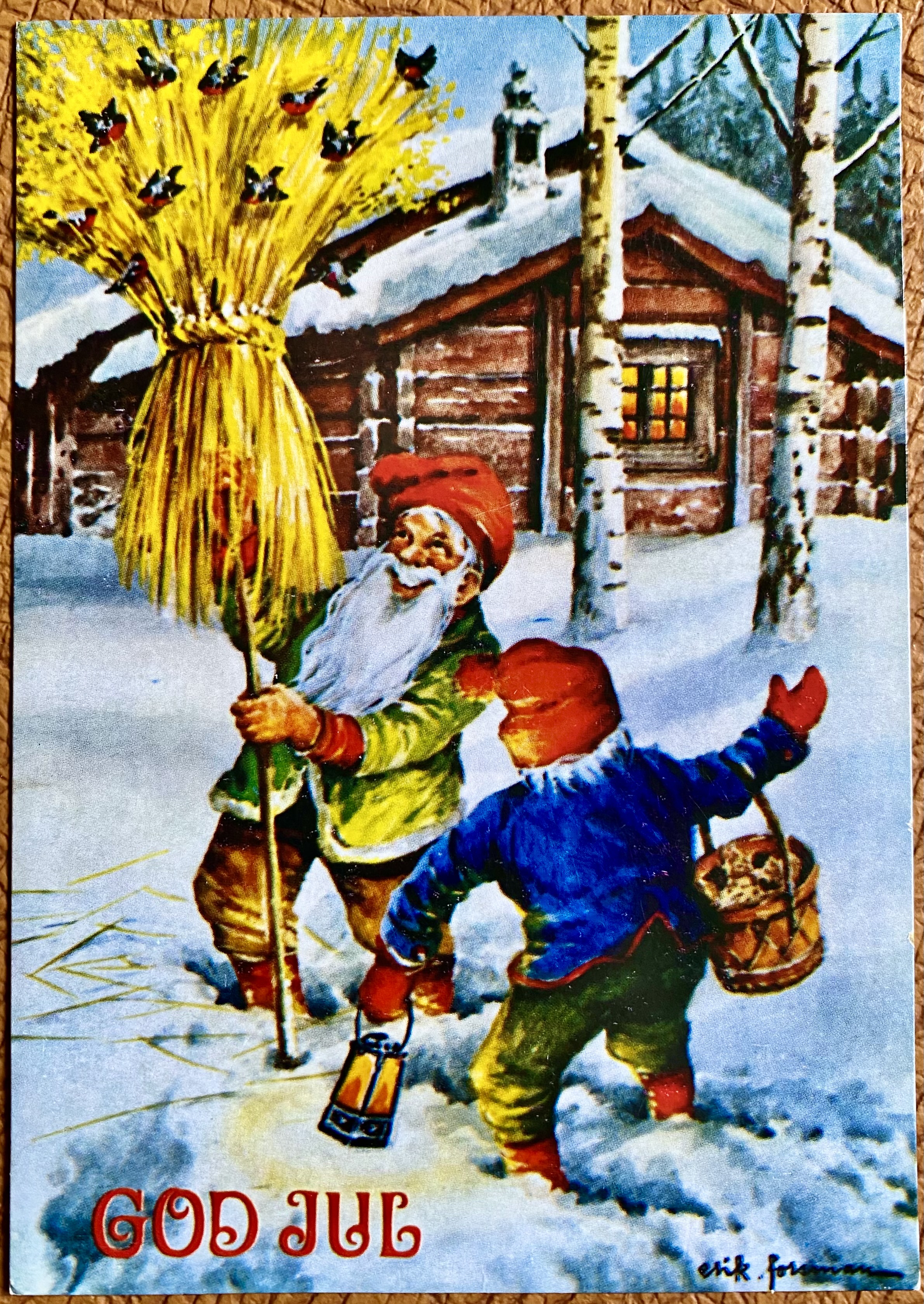 Julekort Papirkompaniet ubrukt