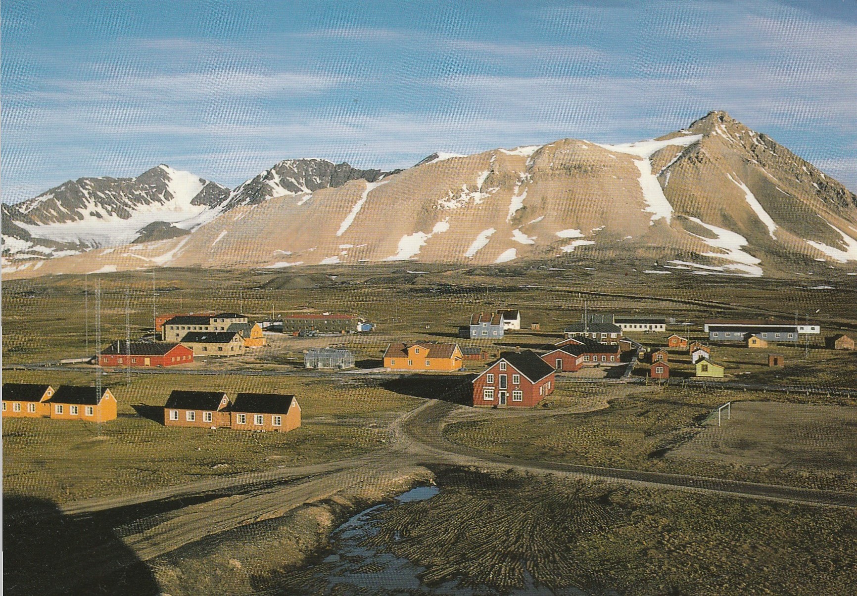 Svalbard - Spitsbergen -Spitzbergen Ny-Ålesund, Zeppelinfjellet. Grøndal 53