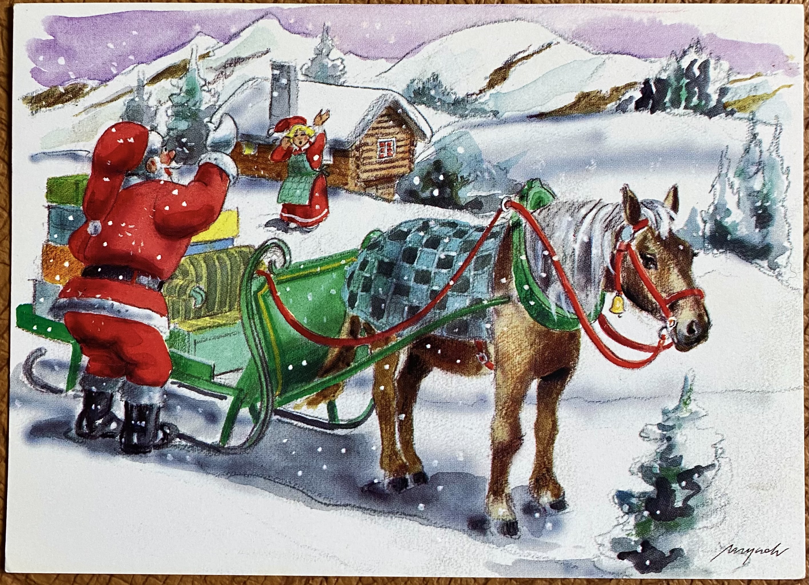 Julekort AE Oslo 2000