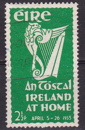 Irland 1953. Michel # 116.	Pent, stemplet merke