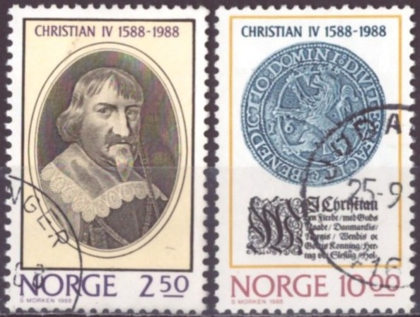 NK 1050-51. PEN RUNDSTEMPLA SERIE.   (6,-)