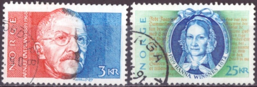 NK 1080-81. PEN RUNDSTEMPLA SERIE. (8,-)