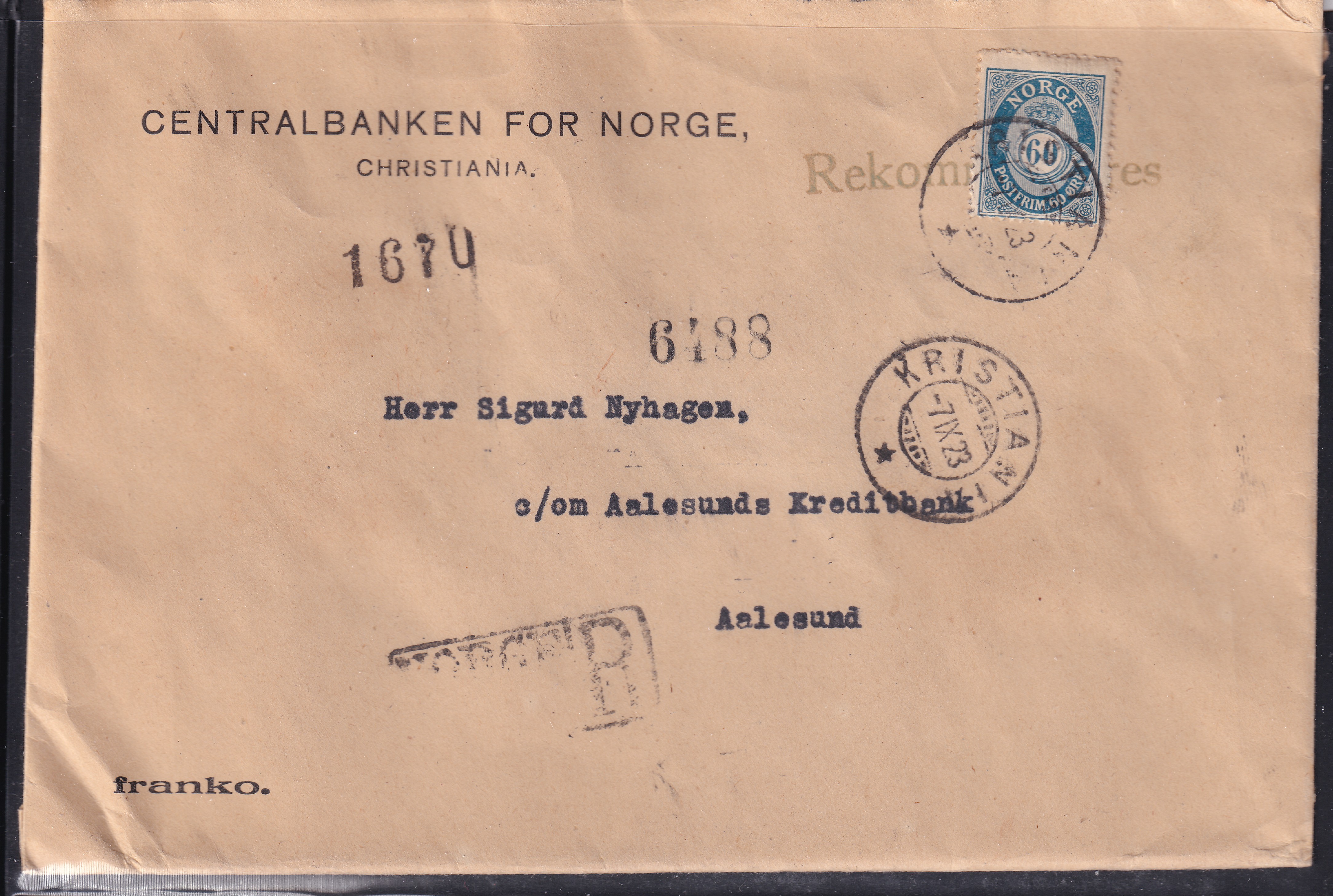 Nk 109 Kristiania – Aalesund