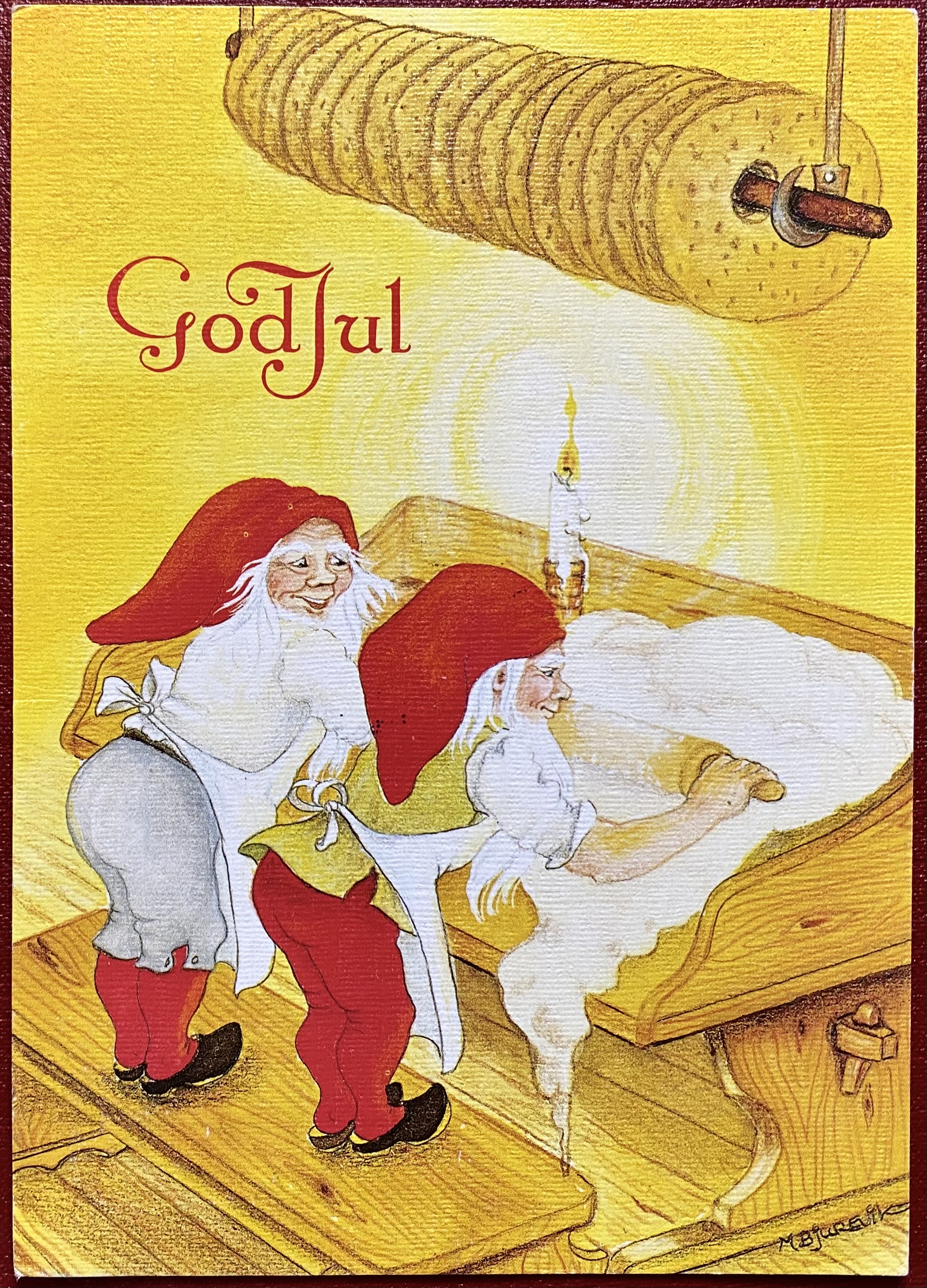 Julekort Stemplet 1993