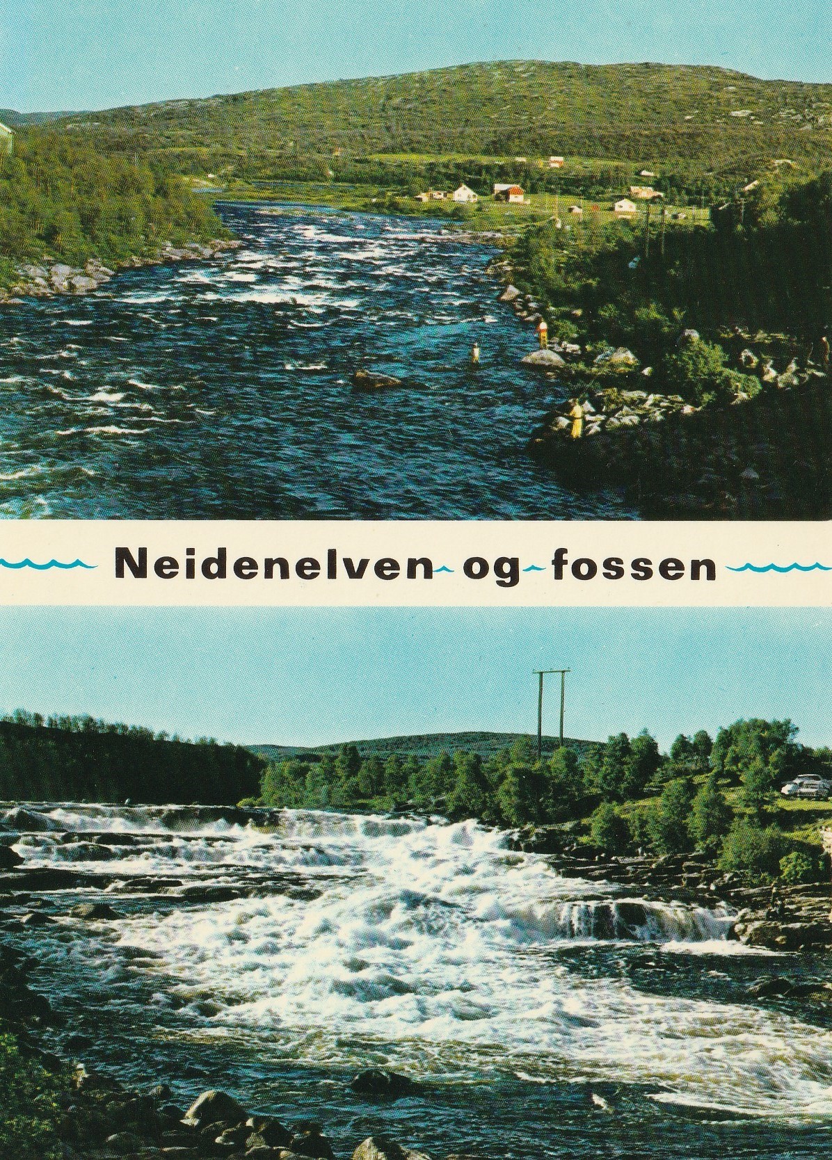 Neidenfossen og -elven.   Aune F-3103-6