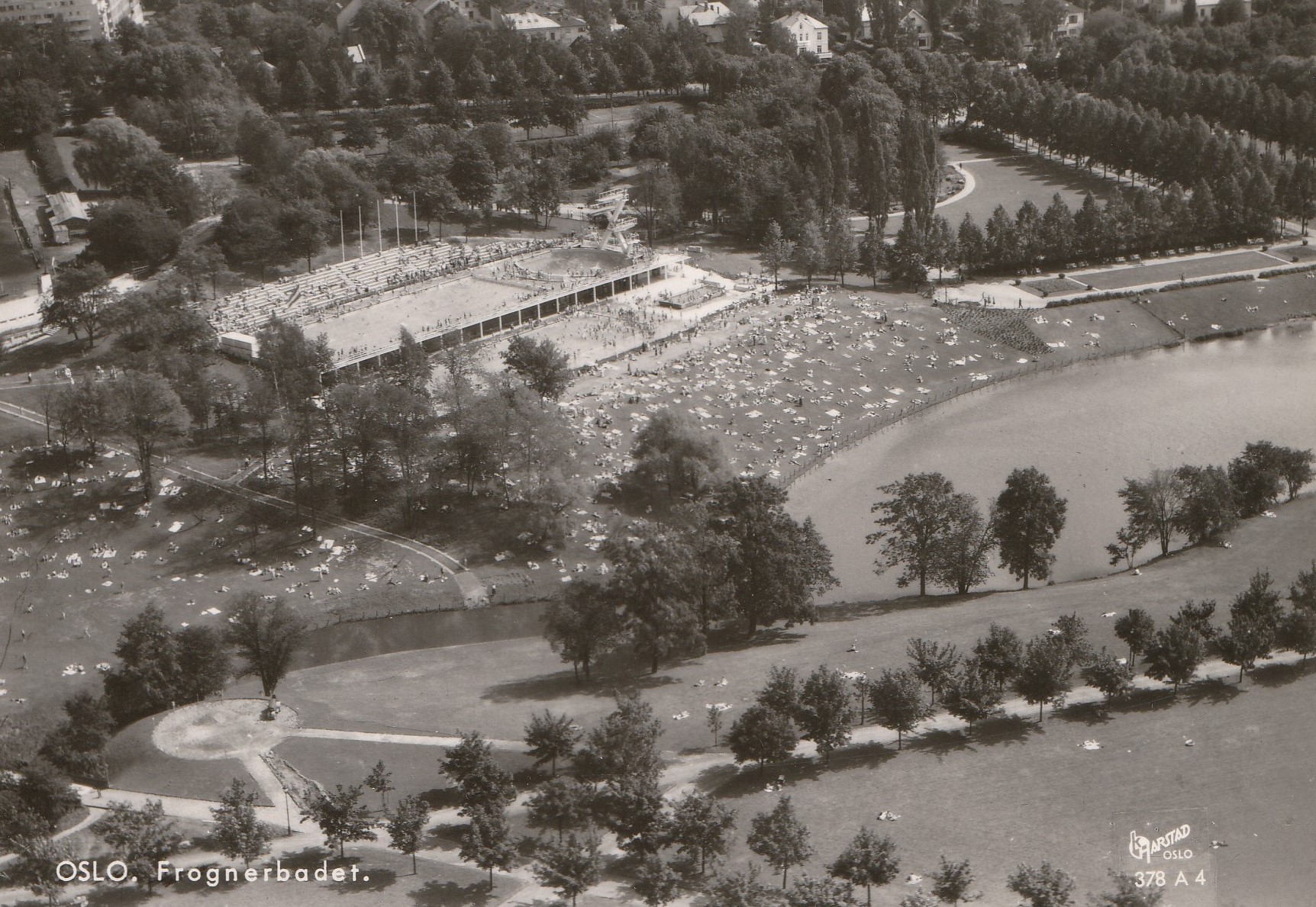 Oslo.  Frognerbadet.  Harstad 378 A 4
