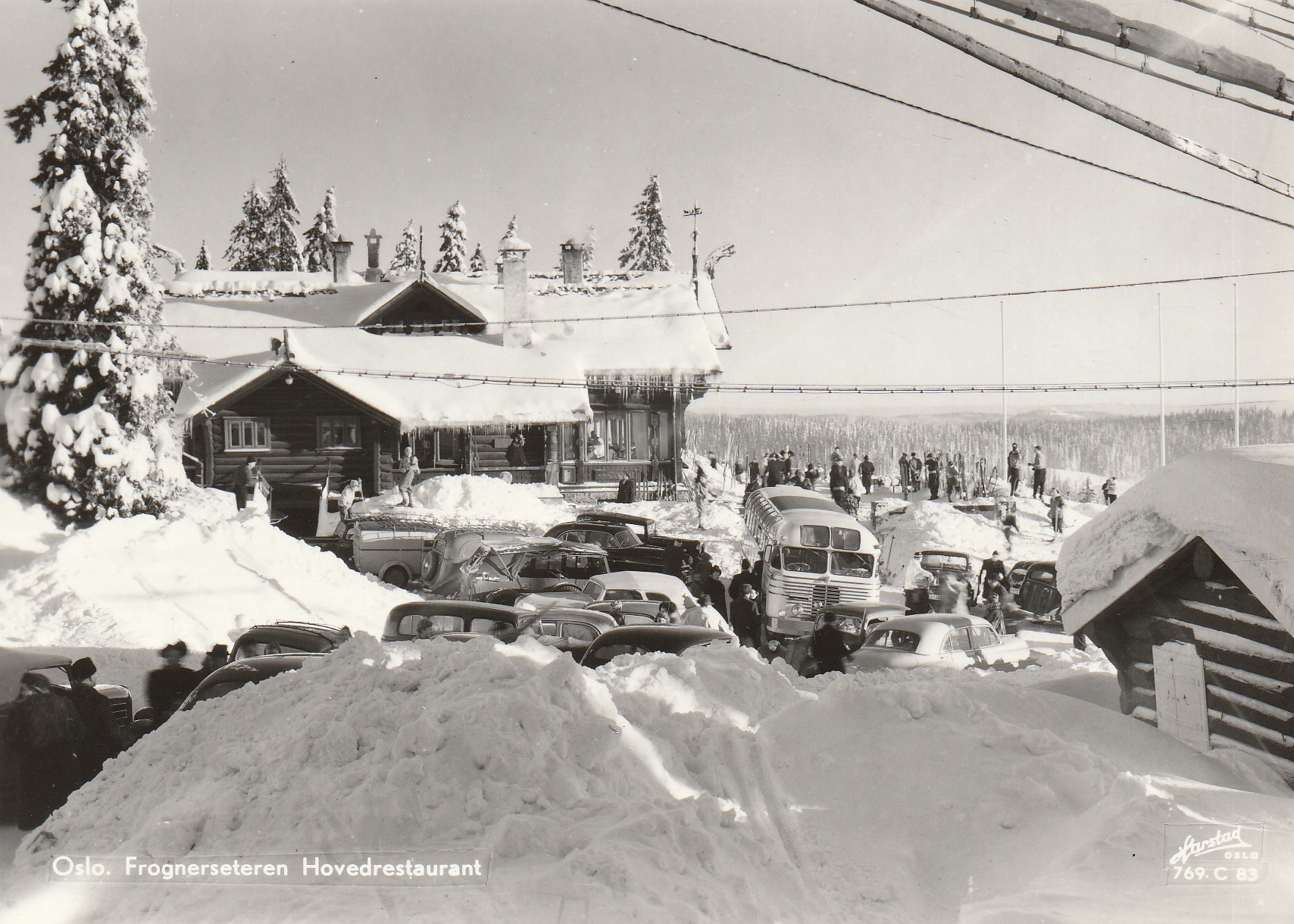 Oslo.  Frognerseteren Hovedrestaurant.  Harstad 769 C 83
