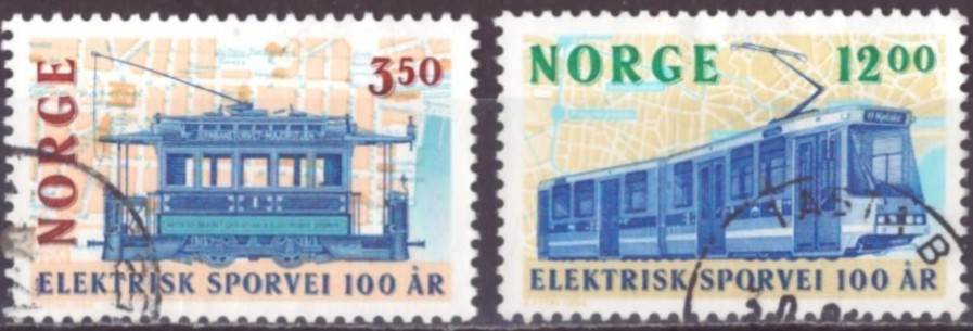 NK 1212-13. PEN RUNDSTEMPLA SERIE.   (6,-)