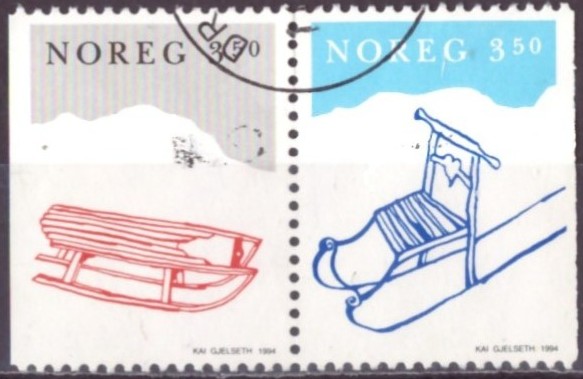 NK 1219/20. PEN RUNDSTEMPLA SERIE.   (20,-)