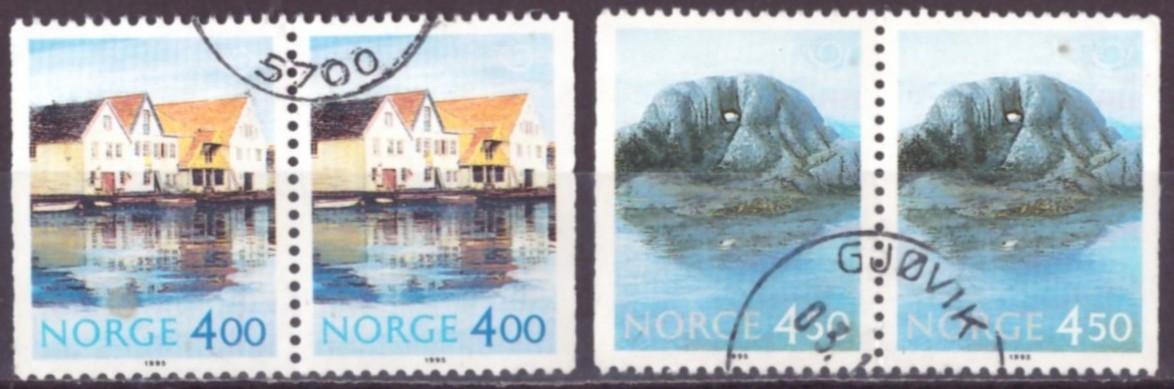 NK 1225/26. PEN RUNDSTEMPLA SERIE.   (38,-)
