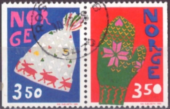 NK 1249/50. PEN RUNDSTEMPLA SERIE.   (15,-)