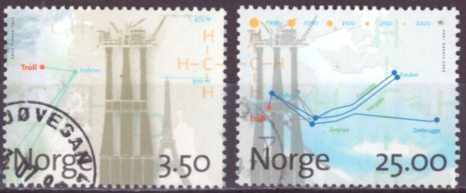 NK 1260-61. PEN RUNDSTEMPLA SERIE.   (10,-)