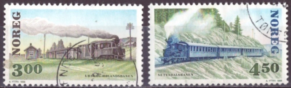 NK 1262-63. PEN RUNDSTEMPLA SERIE.   (12,-)