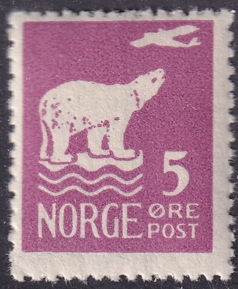 Nk 132. 5 øre Polmerke **