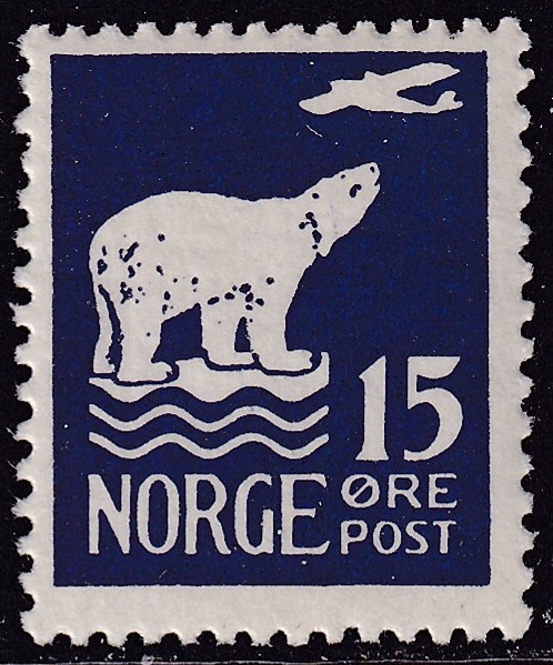 Nk 134. 15 øre Polmerke **