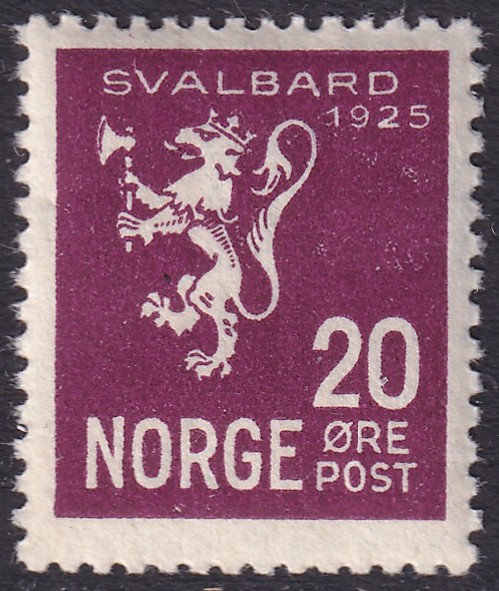 Nk 139 20 øre Svalbard 1914 **