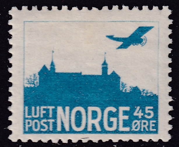 Nk 155I 45 øre luftpost I **