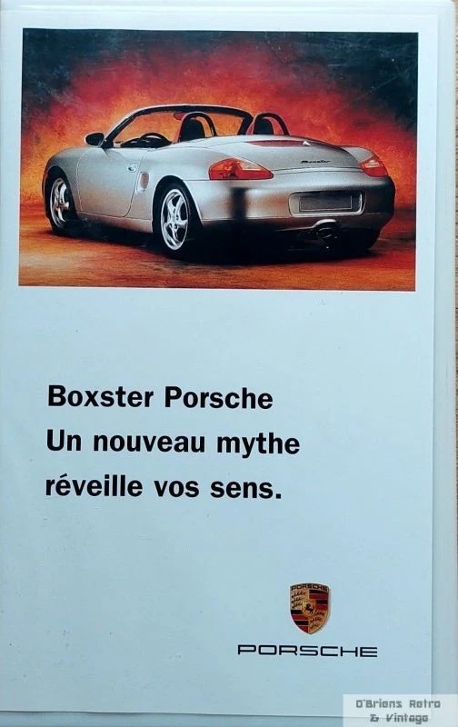 Porsche Boxster - VHS (1996) - Fransk promo/dokumentar - PAL