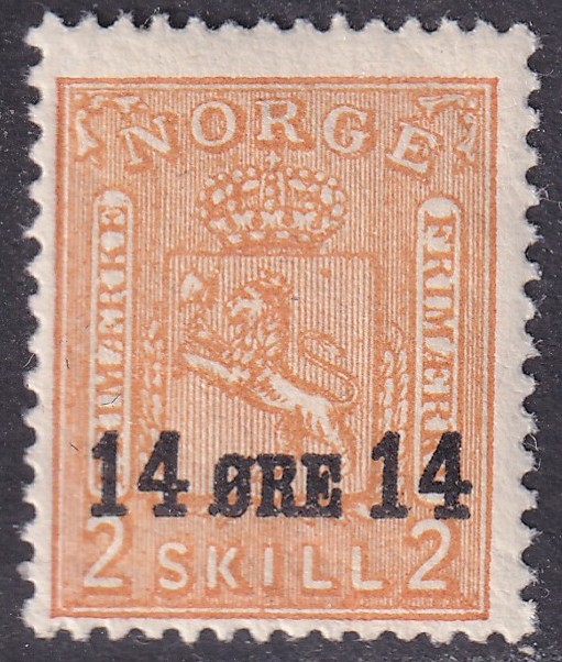 Nk 176 14 øre på 2 skilling 2 **