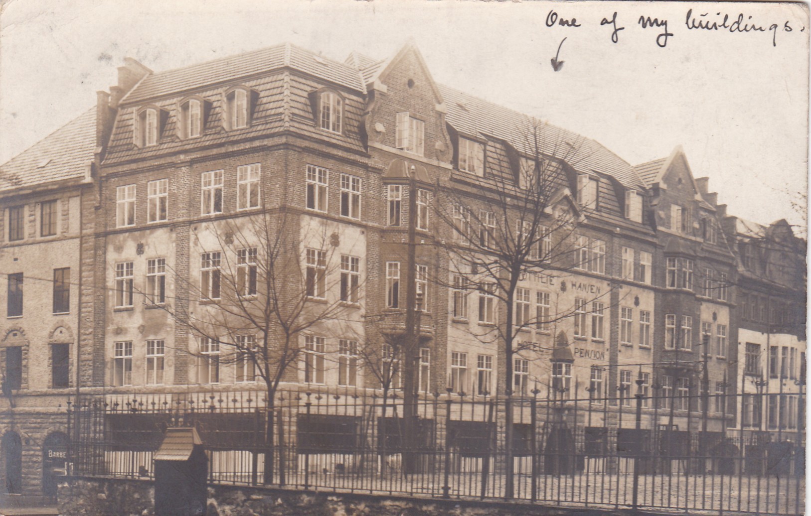 Bergen. Hotel & Pensjon Ottille Hansen
