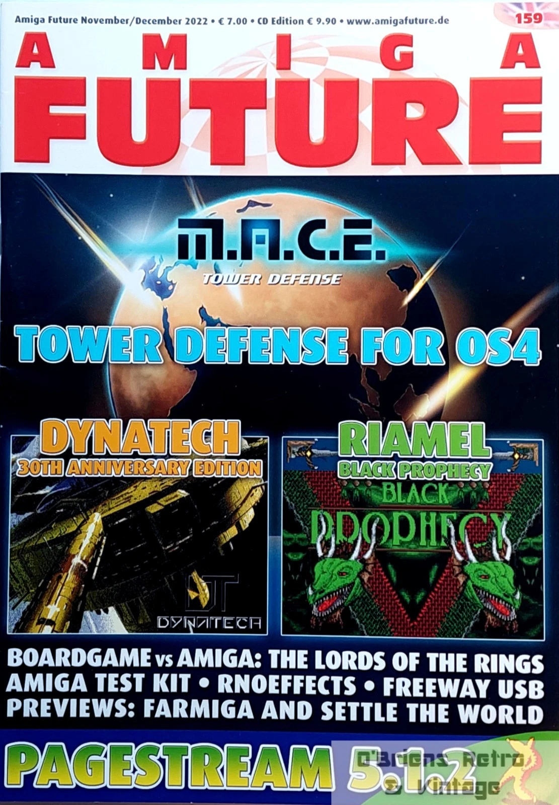 Amiga Future Magazine - November/December 2022 - Nr. 159 - English