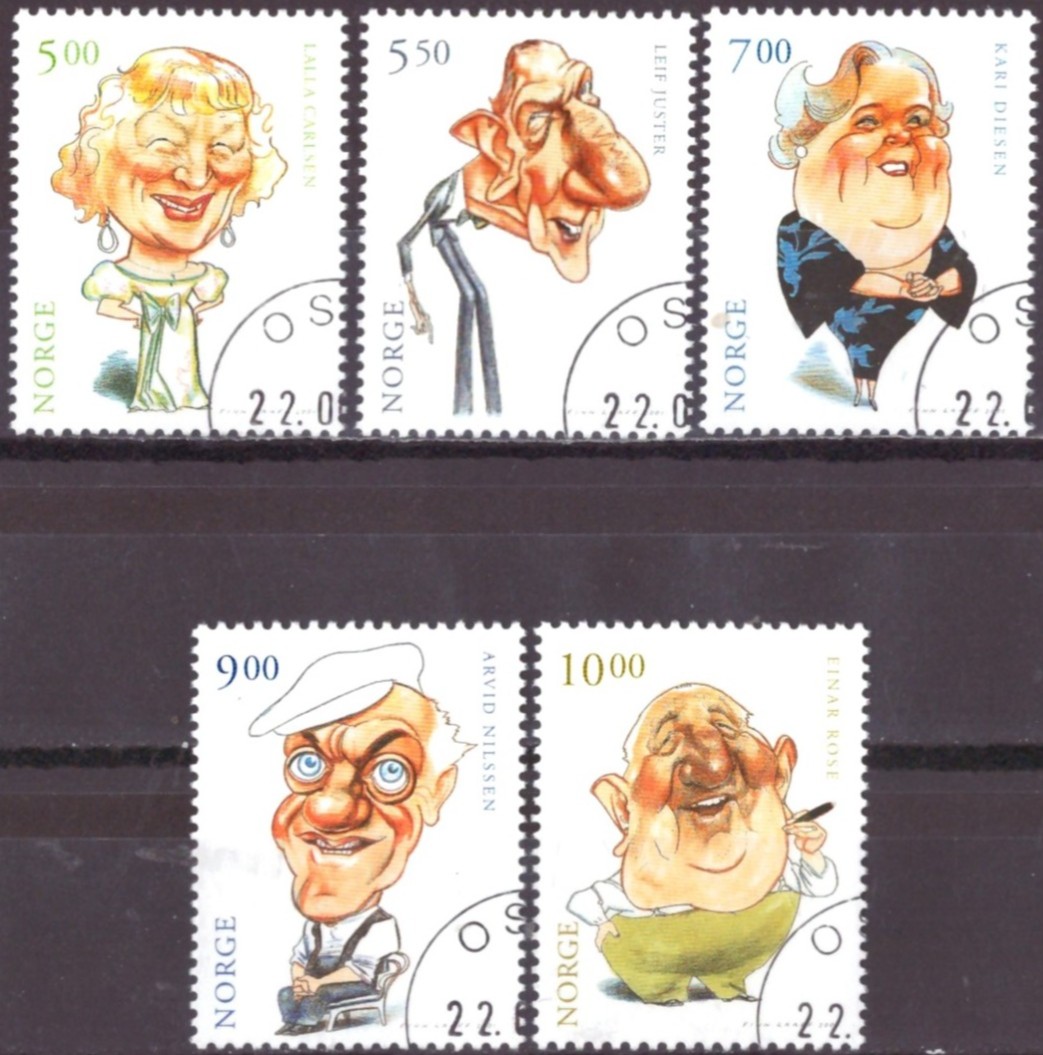 NK 1435-39. PEN RUNDSTEMPLA SERIE. (30,-)