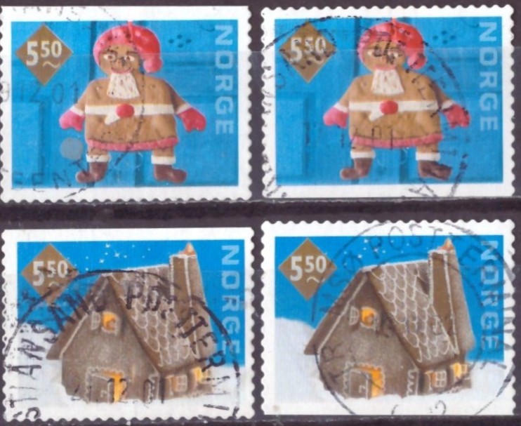 NK 1450-51. PEN RUNDSTEMPLA SERIE. (8,-)