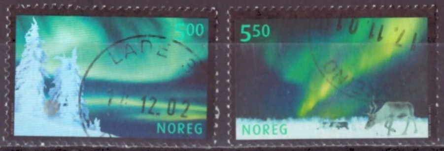 NK 1452-53. PEN RUNDSTEMPLA SERIE. (12,-)