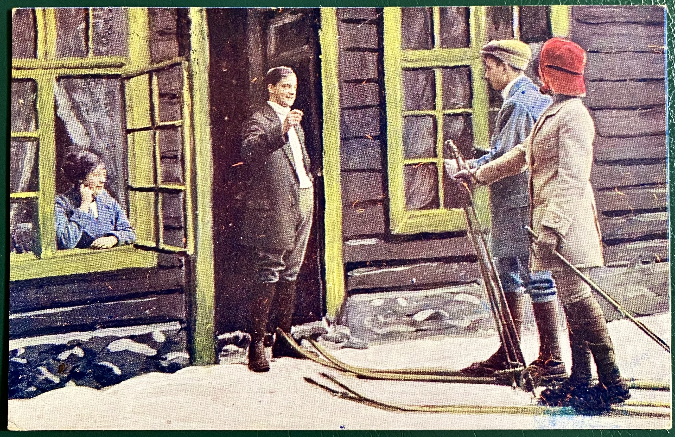 Julekort St Gjøvikbanen 1913
