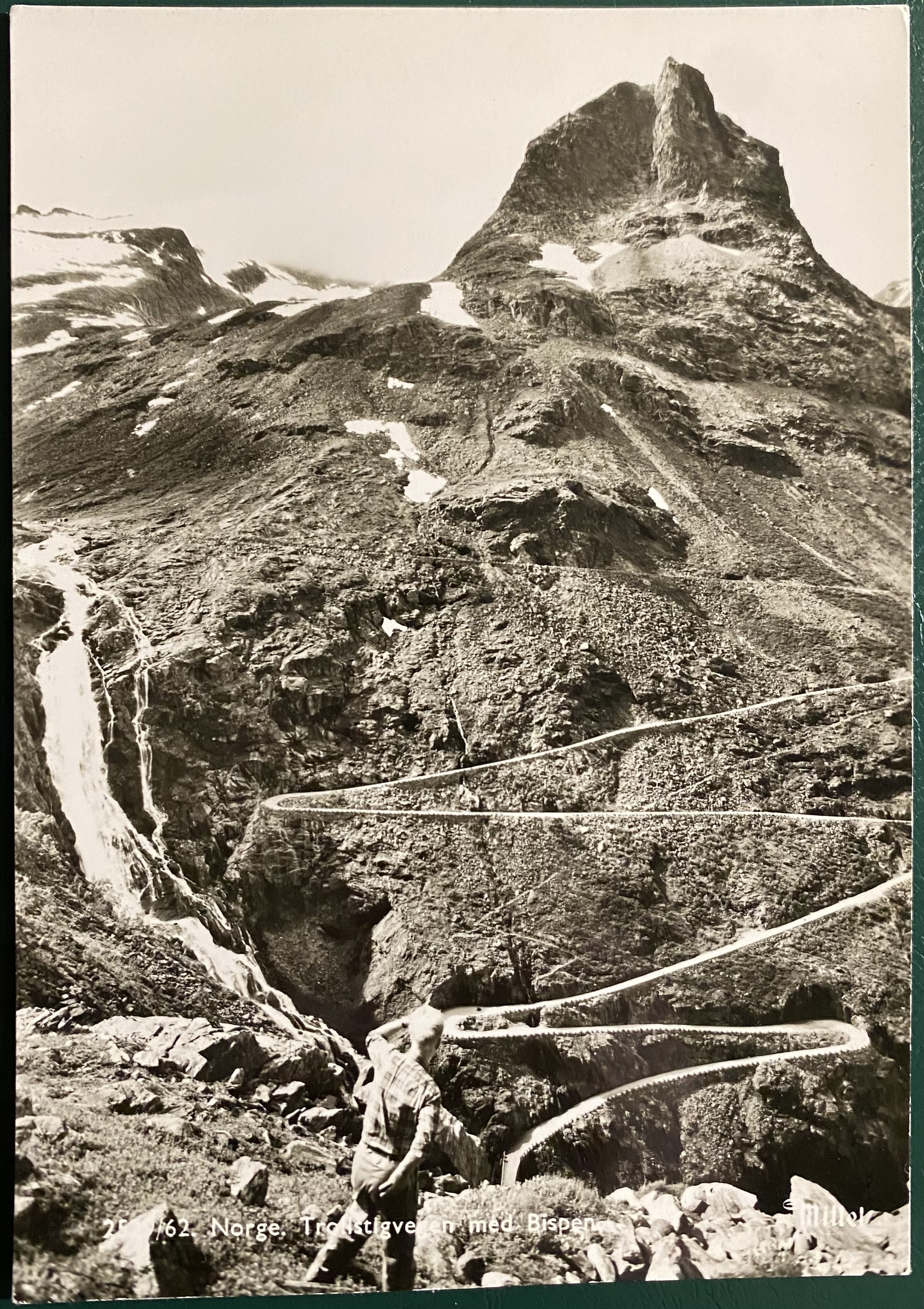 Kort Trollstigen Stemplet Oslo - Dombås 1960