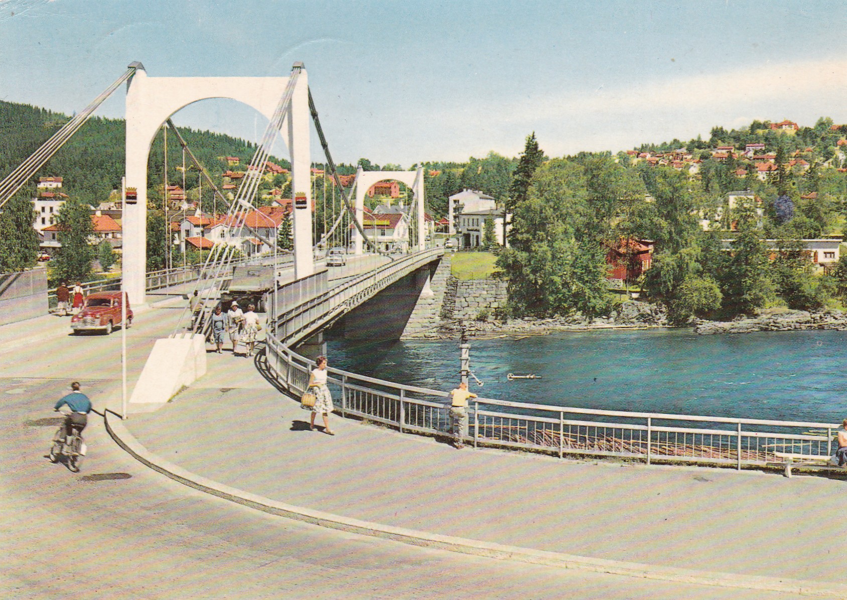 Kongsvinger. Den nye broen ( Aune F-1053-2)