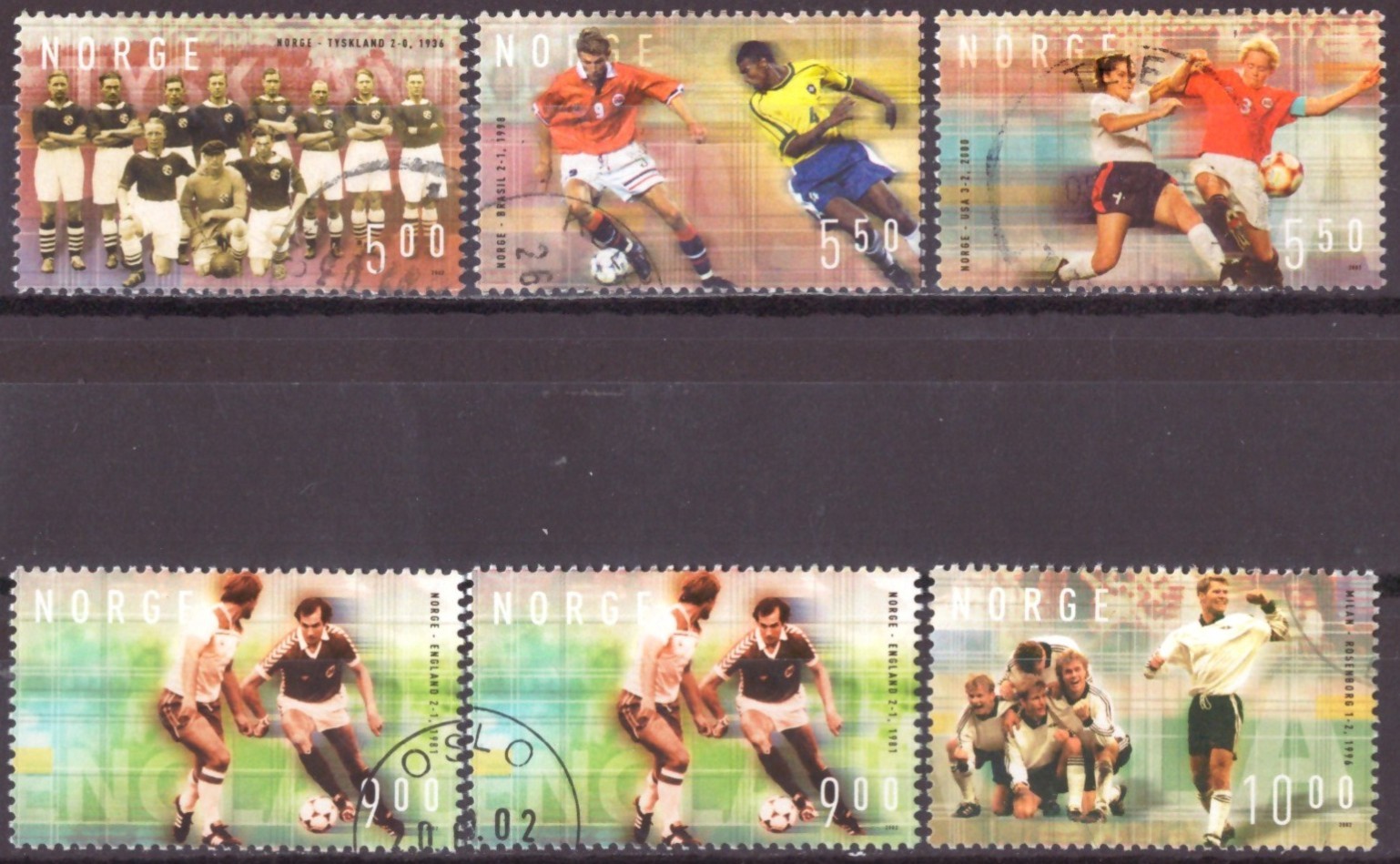 NK 1475-80. PEN RUNDSTEMPLA SERIE. (33,-)