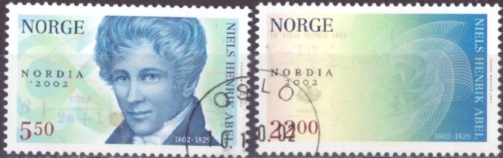 NK 1483-84. PEN RUNDSTEMPLA SERIE. (100,-)