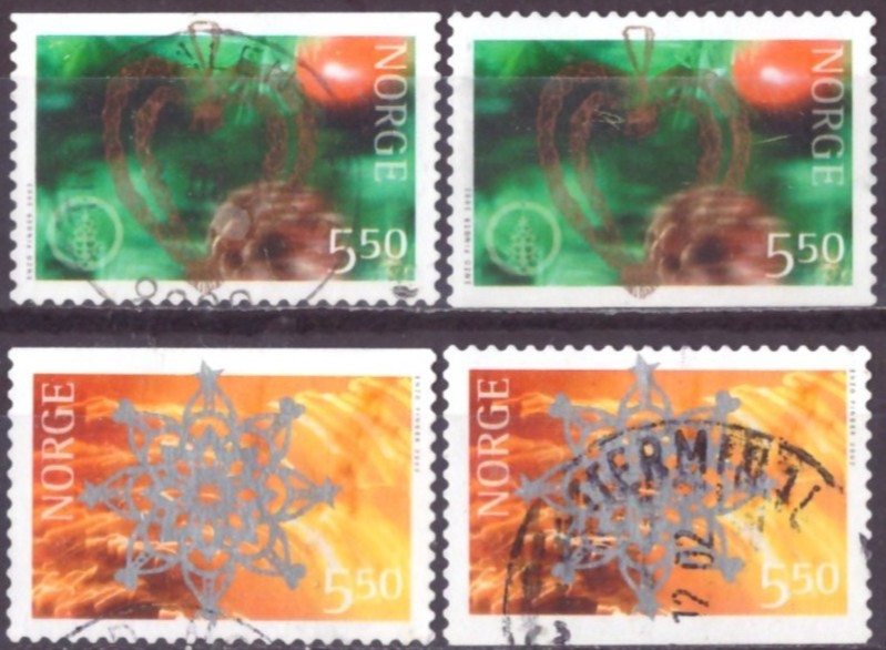 NK 1485-86. PEN RUNDSTEMPLA SERIE. (8,-)