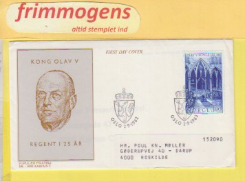 Regen i 25 år,  Norge FDC NK 917 (48822)
