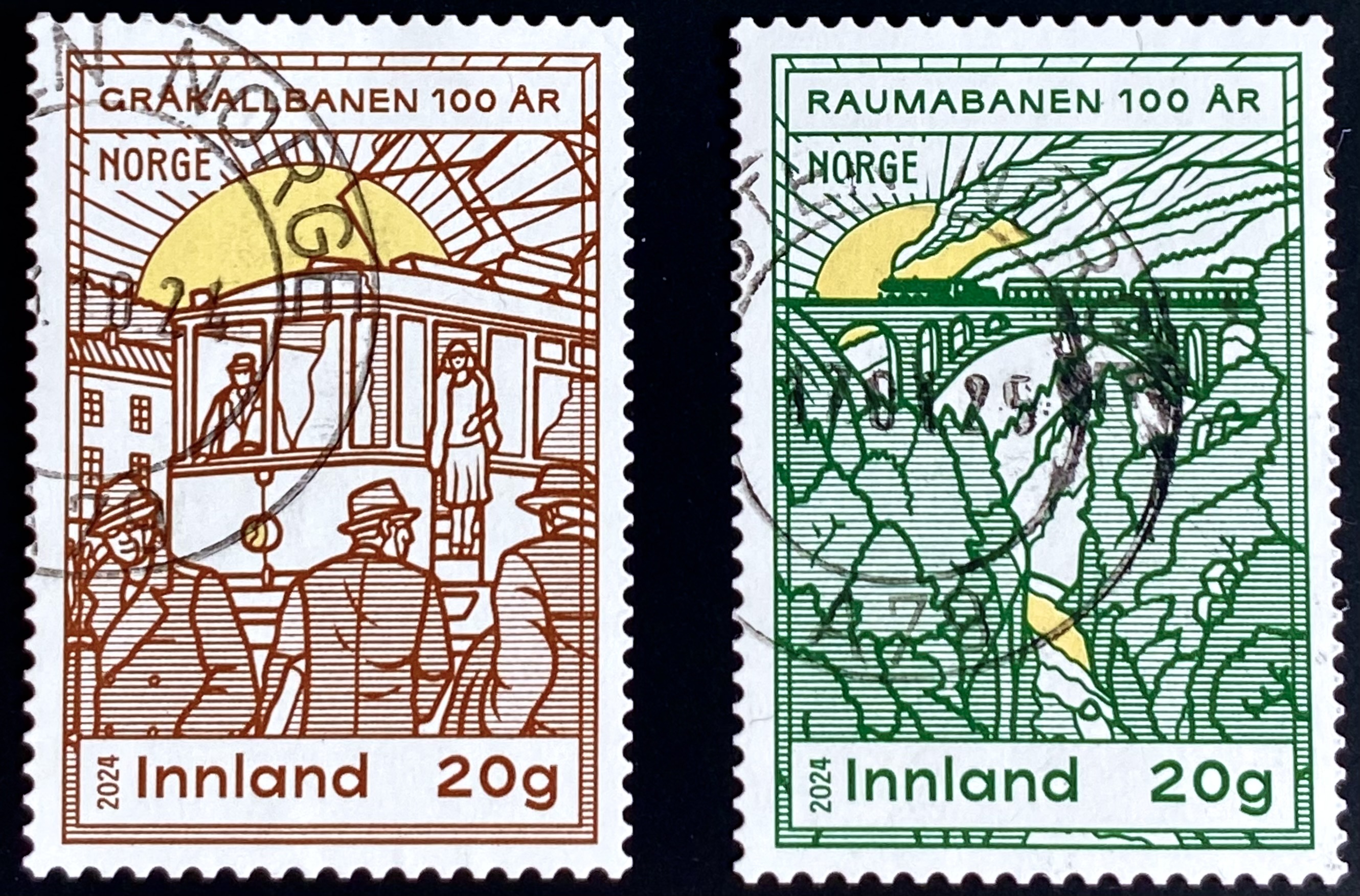 NK 2126-2127 Posten Norge